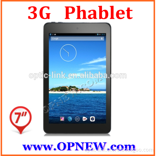 7 inch Quad Core 3G Phablet IPS Phone Android Quad Core Tablet PC mtk6582 Dual sim IPS tablet pc OP211 from OPNEW